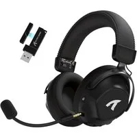 ATTACK SHARK L50PRO Kabelloses Gaming-Headset, 7.1, 53-mm-Treiber, KI-Mikrofon Gaming-Headset (Bluetooth, EQ,abnehmbares Mikrofon mit Rauschunterdrückung,integriertes Mikrofon)