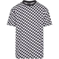 URBAN CLASSICS Langarmhemd Urban Classics Herren Oversized Check Tee (1-tlg)