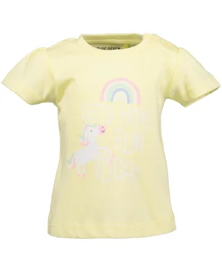 Blue Seven - Mini Md T-Shirt, Rundhals gelb - Gr. - 74