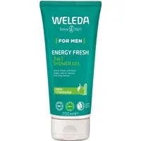 WELEDA Gesichtsgel For Men Energy Fresh in Shower Gel, 200 ml