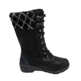 Sorel - Kniehohe Sockenstiefel für Damen, Leder (Schwarz)