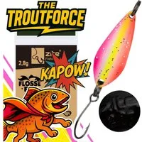 Zite Kunstköder The Troutforce Spoon KAPOW! 2,8g 5 Farben UV-aktiver Forellenspoon