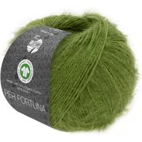 LANA GROSSA PER FORTUNA Häkelwolle, 190 m (flauschiges Kettengarn aus Bio-Baumwolle mit GOTS-Zertifikat), 50 g
