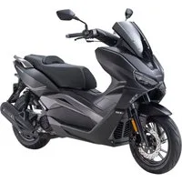 Luxxon Motorroller Silvermax 125 (85 km/h), E5+, Maxi-Scooter, matt-anthrazit, 125 ccm, 85 km/h, Euro 5+, Euro 5+, Windschild, CBS, USB-Anschluss, Maxi-Scooter, Keyless Go