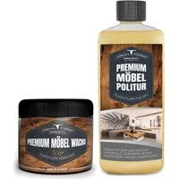 URBAN FOREST Möbelwachs 250ml + Möbelpolitur 500ml Holzreiniger (2-St)