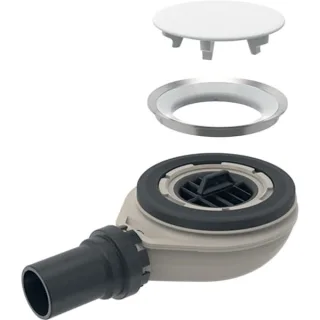 Geberit Duschwannenablauf, zu Duschfläche Setaplano Sperrwasserhöhe 30 mm d40, 154022001 154022001