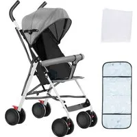 JEOBEST Kinder-Buggy Baby Kinderwagen, Klein Zusammenklappbar Reisebuggy, 0–3 Jahre, Ultra Leicht - nur 4.5 kg, kompakter Buggy
