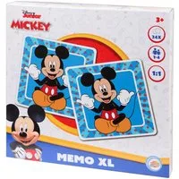 W&O Products B.V. Spiel Disney Mickey Fun Gedächtnisspiel XL 24 Stück