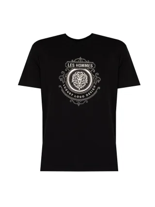 Les Hommes T-Shirt Luxury Logo Herren schwarz