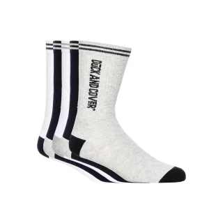 Duck and Cover - "Juble" Sportsocken für Herren(5er-Pack) (Weiß/Grau/Schwarz)