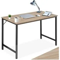 tectake Schreibtisch Jenkins (1-St., 1 tlg), Geradliniger Schreibtisch im minimalistischen Industrie-Stil