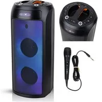 Reflexion PSX30BT Lautsprecher mit LED-Flammenlicht Bluetooth-Lautsprecher (Bluetooth, 240 W, Bluetooth, Radio, Karaoke, Disco-Licht Effekte, Equalizer)