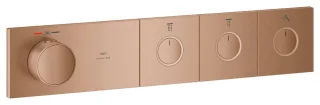 GROHE Unterputz-Thermostat Grohtherm Aqua Tiles, 106866 FMS 3 ASV warm sunset gebürstet, 106866DL00 106866DL00