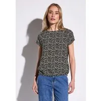 STREET ONE T-Shirt mit Elastiksaum