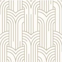 Ugépa Vliestapete M42102 Ugépa Weiß Vlies 0.53 x 10.05 m Elegance Grafik