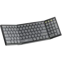 Inateck Faltbare Tastatur Kabellos,mit Ziffernblock,3 Kanälen,AI-Key Wireless-Tastatur (für Windows, iPad OS, Android, iOS)