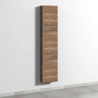 Sanipa 3way Hochschrank mit 1 Tür, Eiche-Tabak BR16350
