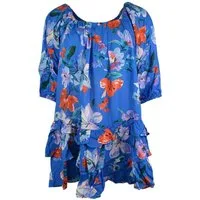 Replay Sommerkleid Volant Mini Dress Blumenprint