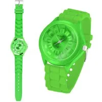 Taffstyle Quarzuhr Damen Silikon Armbanduhr Silikon Uhr für Frauen modern und zeitlos, (Mädchen Jungen Sportuhr Bunte Kinderuhr Farbige Lernuhr Silikonuhr Süß), Leicht und bequem