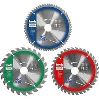 kwb Kreissägeblatt kwb 3-teiliges Kreissägeblatt-Set 160 x 25/20 / 16 mm für Handkreis-Sä, kwb 3-teiliges Kreissägeblatt-Set 160 x 25/20 / 16 mm für Handkreis-Sä