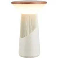 Briloner Leuchten LED Tischleuchte PILIA, LED wechselbar, Warmweiß, 15x24 cm, Akku tauschbar, Indoor/Outdoor, Wohnzimmer, Balkon