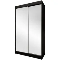 Beautysofa Schiebetürenschrank Doroti (modernes Garderobeschrank, 120, 150, 160, 180, 200, 240 cm breit Kleiderschrank) mit oder ohne Behälter erhältlich