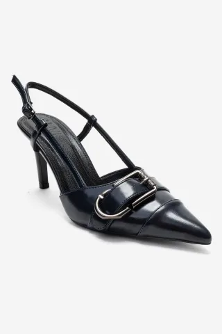 Noen Schnalle Spitzer Zehenbereich Stiletto Pumps