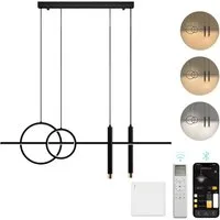 Mai & Mai LED Pendelleuchte LED-Hängelampe Linear design Hängeleuchte 100cm 30W Luvina-09, LED-Pendelleuchte, Drei Steuerungsarten