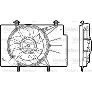 Valeo Motor f?r K?hlerl?fter Ford B-Max Fiesta