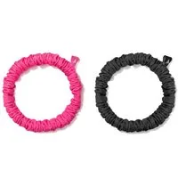 adidas Performance Haargummi Adidas Hair Scrunchies (Thin) - Black & Lucid Pink
