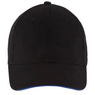 SOLS - "Buffalo" Baseball-Mütze (Schwarz/Königsblau)