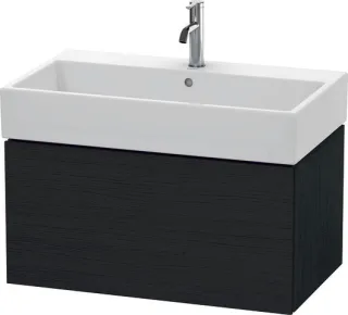Duravit L-Cube Waschtischunterbau wandhängend Eiche Schwarz Matt 784x459x394 mm - LC617701616 LC617701616