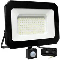 Novostella LED Flutlichtstrahler, LED fest integriert, Tageslichtweiß, Scheinwerfer IP65 Wasserdicht mit 1,5M Stromkabel