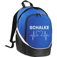 multifanshop Rucksack Schalke - Herzschlag - Tasche