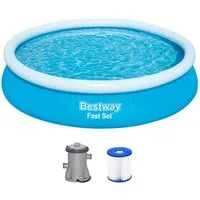 Bestway Quick-Up Pool Fast Set™ (Set, Inkl. Filterpumpe), Ø 366 x 76 cm