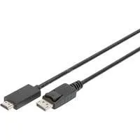 Adapterkabel DisplayPort > HDMI 4K schwarz, 1 Meter