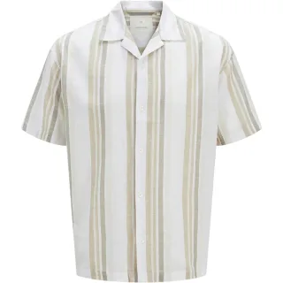 Jack And Jones - Hemd für Herren, Revere Kragen (Travertin)