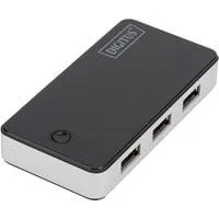 4-Port USB 3.0 Hub, USB-Hub schwarz