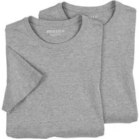 redfield T-Shirt Redfield 2er Pack XXL O-Hals Grau