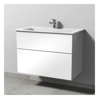 Sanipa 3way Waschtischunterbau zu Ideal Standard Connect Air Waschtisch mit 2 Auszügen, Eiche-Kansas SM64259