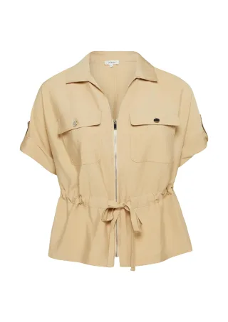 s.Oliver - Indoor-Jacke beige - Gr. - 46
