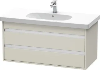 Duravit Ketho Waschtischunterbau wandhängend Taupe Matt 1000x455x480 mm - KT664809191 KT664809191