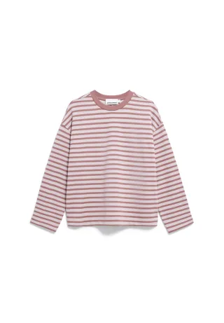 Armedangels - FRANKAA MAARLEN STRIPE SWEAT ice grape-dark berry - Gr. - S