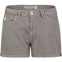 SUBLEVEL Shorts Damen Bermudas kurze Hose Baumwolle Hotpants Chino Sommer Hose