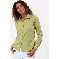 Witt Klassische Bluse Cord-Bluse Langarm