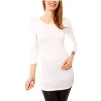 Muse Rundhalsshirt Basic 3/4 Arm Longshirt Skinny Fit 1098