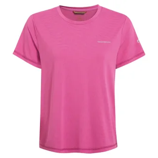 Craghoppers - "Ellie II" T-Shirt für Damen, kurzärmlig (Rosarot)