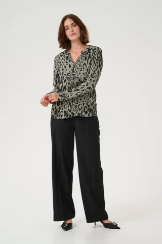 Langarm-Bluse Regular fit Moonstruck / Black Animal animal