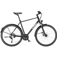 KTM Crossrad KTM Avenza Cross Street Herren schwarz 2025, 30 Gang Shimano Deore T6000-10 SGS shadow, Kettenschaltung