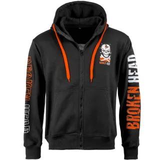 Broken Head Hoodie Original Orange